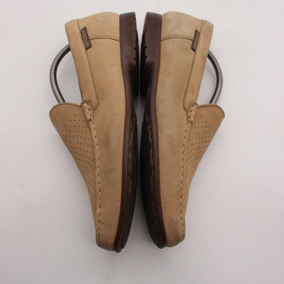 Mephisto Macbeth Men's Size 10 Loafers Beige Nubuck Leather Cool Air Casual - Picture 7 of 10